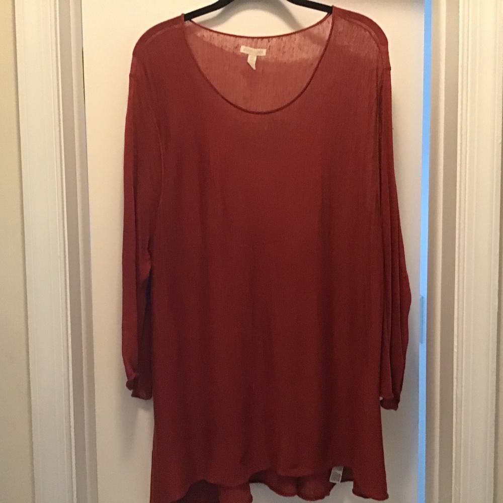 Eileen Fisher - XL - Burnt red